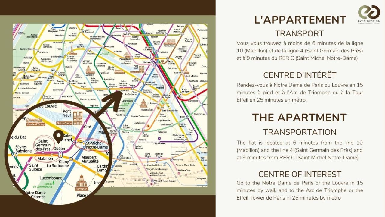 Apartmán Studio 2Pers#Saint Germain#Musee Du Louvre Paříž Exteriér fotografie